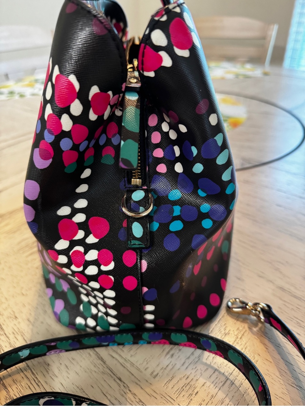 Kate Spade New York Confetti Dot Satchel Crossbody Bag - Picture 6 of 16